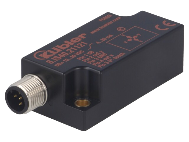 Sensor: kantelen; ±10°; connector M12; 2- axiaal; -30÷70°C; IP68 Sensor: kantelen; ±10°; connector M12; 2- axiaal; -30÷70°C; IP68